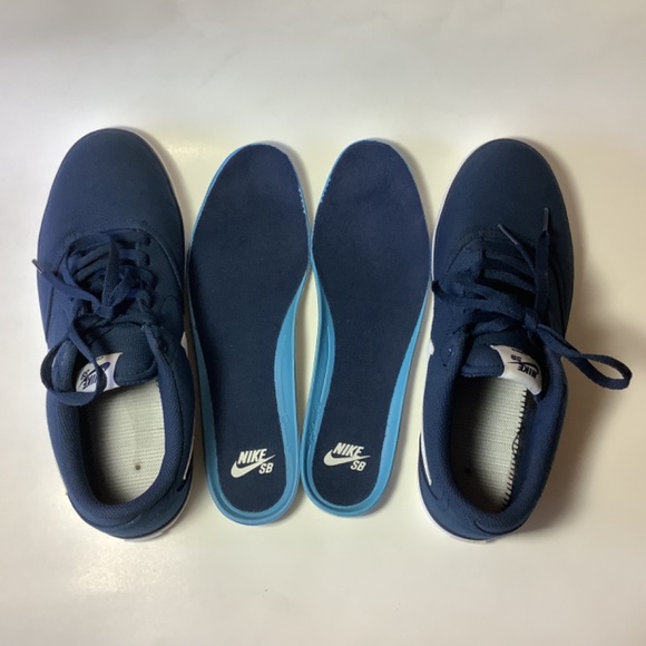 Nike men’s SB Check Solarsoft navy blue size 9 - Picture 2 of 9